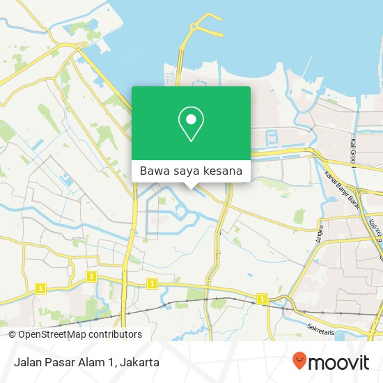 Peta Jalan Pasar Alam 1