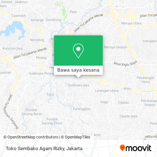 Peta Toko Sembako Agam Rizky