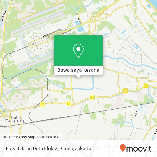 Peta Elok 3 Jalan Duta Elok 2, Benda