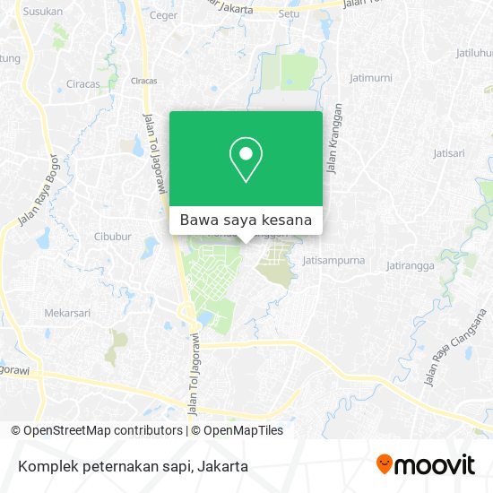 Peta Komplek peternakan sapi
