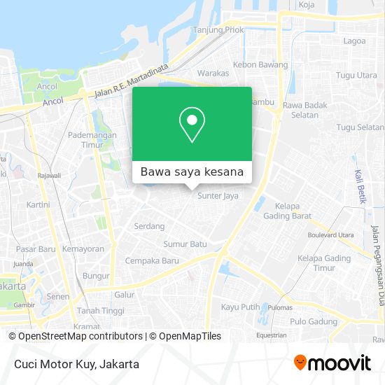 Peta Cuci Motor Kuy