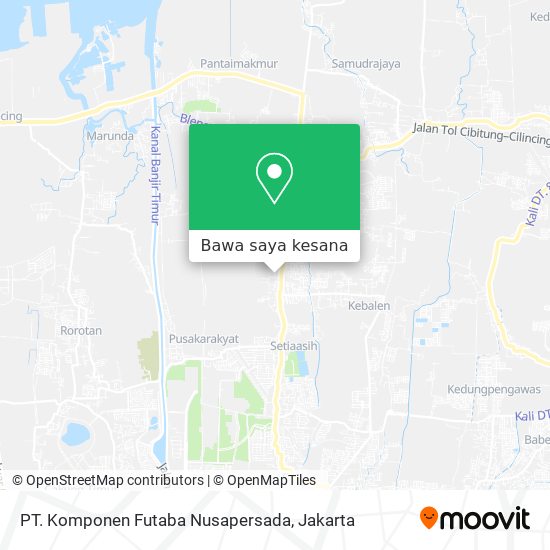 Peta PT. Komponen Futaba Nusapersada