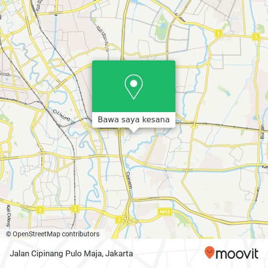 Peta Jalan Cipinang Pulo Maja