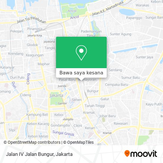 Peta Jalan IV Jalan Bungur