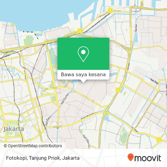 Peta Fotokopi, Tanjung Priok