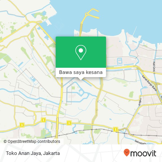 Peta Toko Anan Jaya