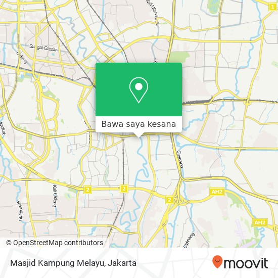 Peta Masjid Kampung Melayu