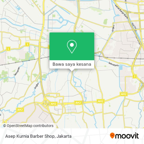 Peta Asep Kurnia Barber Shop