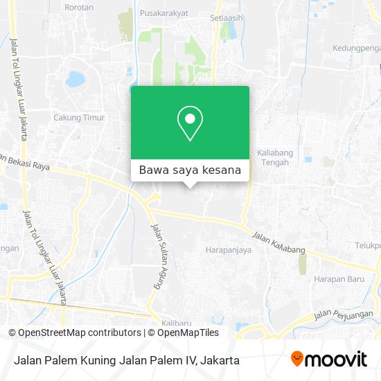 Peta Jalan Palem Kuning Jalan Palem IV