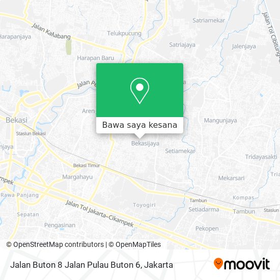 Peta Jalan Buton 8 Jalan Pulau Buton 6