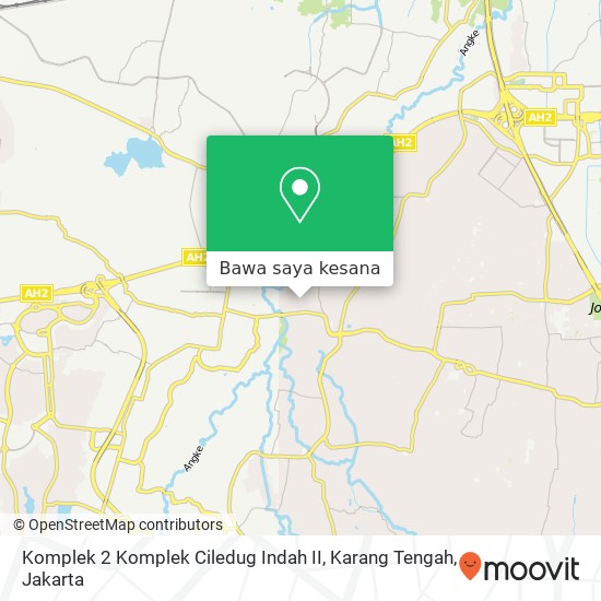 Peta Komplek 2 Komplek Ciledug Indah II, Karang Tengah