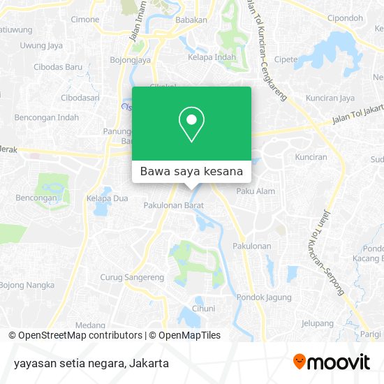 Peta yayasan setia negara