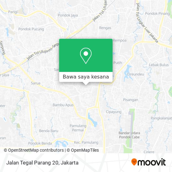 Peta Jalan Tegal Parang 20