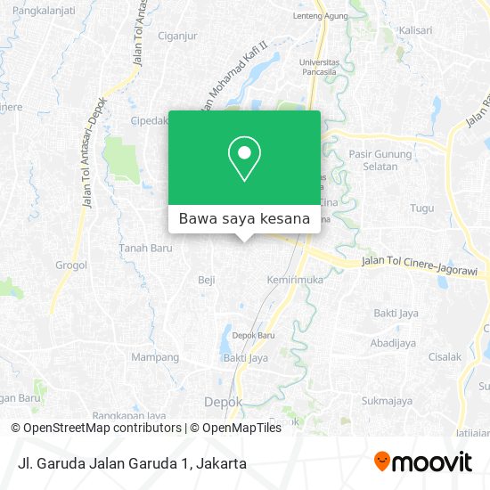 Peta Jl. Garuda Jalan Garuda 1