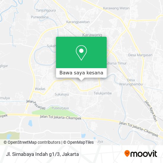 Peta Jl. Sirnabaya Indah g1/3