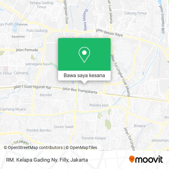 Peta RM. Kelapa Gading Ny. Filly
