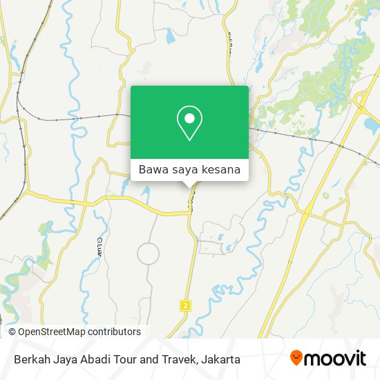 Peta Berkah Jaya Abadi Tour and Travek