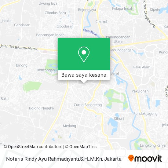 Peta Notaris Rindy Ayu Rahmadiyanti,S.H.,M.Kn