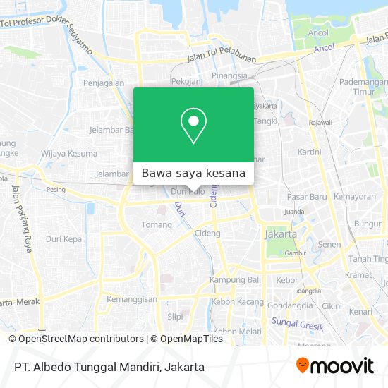 Peta PT. Albedo Tunggal Mandiri