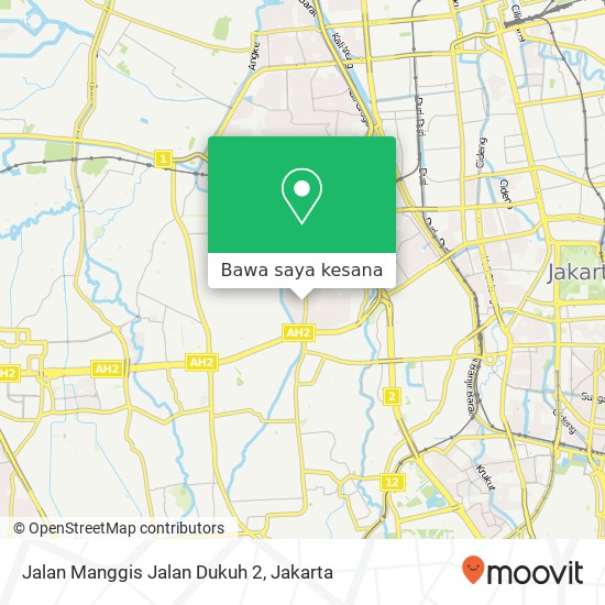 Peta Jalan Manggis Jalan Dukuh 2