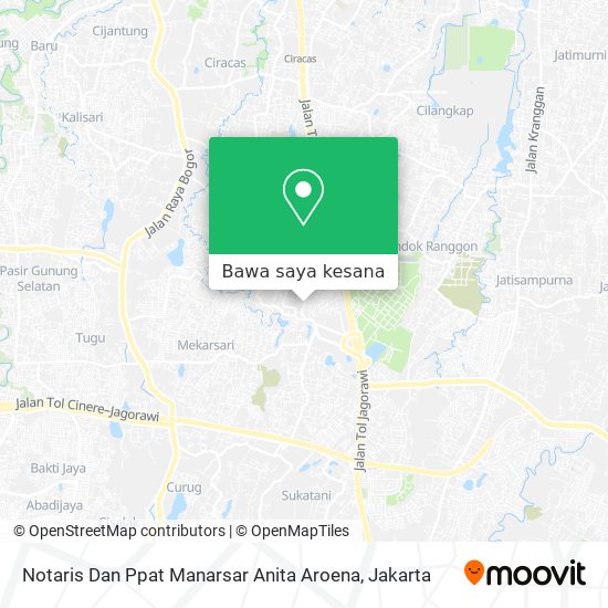 Peta Notaris Dan Ppat Manarsar Anita Aroena