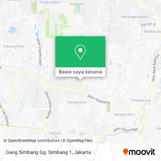 Peta Gang Simbang Gg. Simbang 1