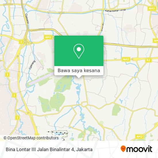 Peta Bina Lontar III Jalan Binalintar 4