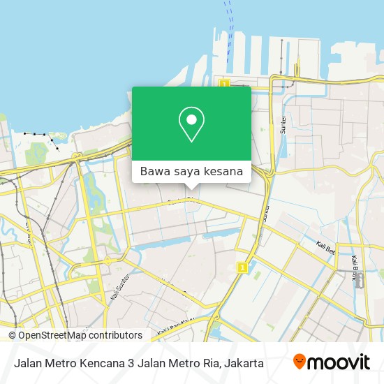 Peta Jalan Metro Kencana 3 Jalan Metro Ria