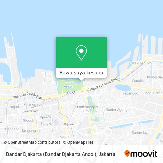 Peta Bandar Djakarta (Bandar Djakarta Ancol)