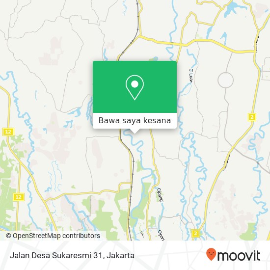 Peta Jalan Desa Sukaresmi 31