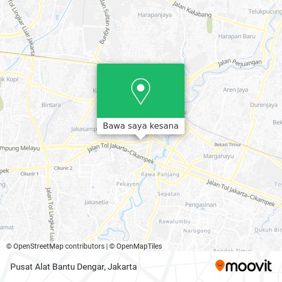 Peta Pusat Alat Bantu Dengar