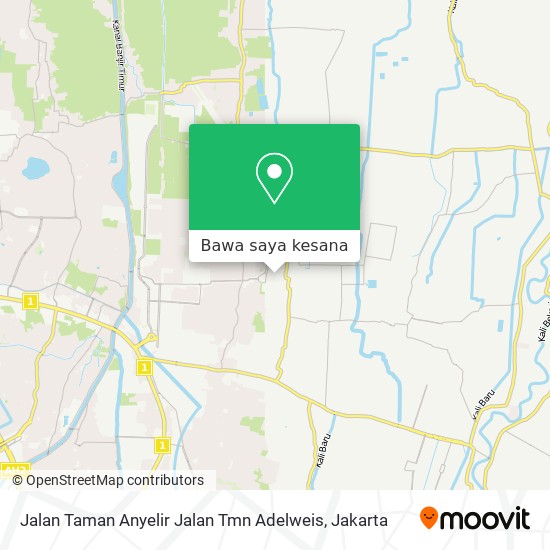 Peta Jalan Taman Anyelir Jalan Tmn Adelweis