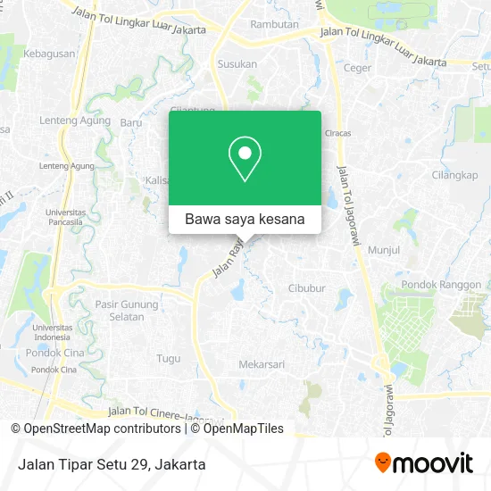 Peta Jalan Tipar Setu 29