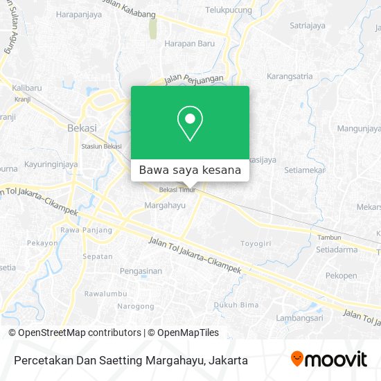 Peta Percetakan Dan Saetting Margahayu