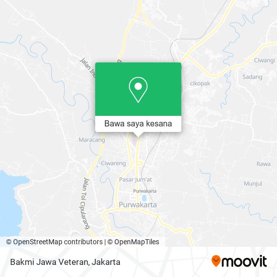 Peta Bakmi Jawa Veteran, Purwakarta 41115