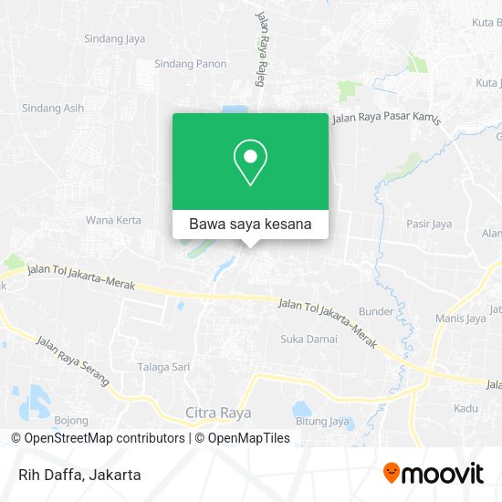 Peta Rih Daffa, Jalan Kadu Sumpung