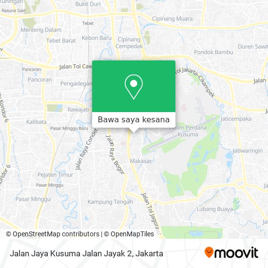 Peta Jalan Jaya Kusuma Jalan Jayak 2