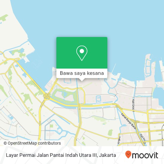 Peta Layar Permai Jalan Pantai Indah Utara III