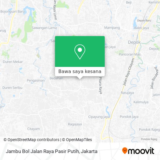 Peta Jambu Bol Jalan Raya Pasir Putih