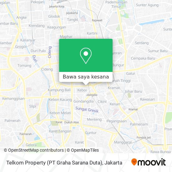 Peta Telkom Property (PT Graha Sarana Duta)
