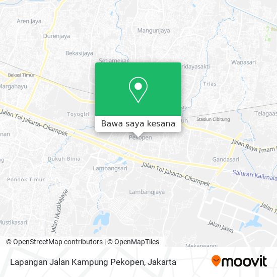 Peta Lapangan Jalan Kampung Pekopen