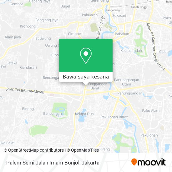 Peta Palem Semi Jalan Imam Bonjol