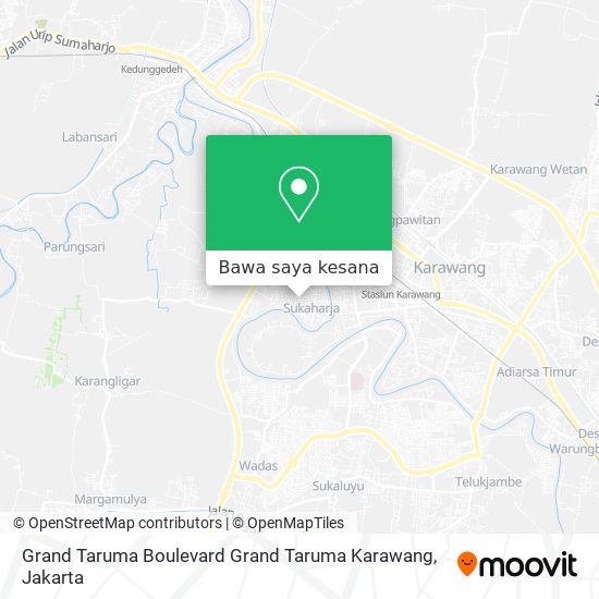 Peta Grand Taruma Boulevard Grand Taruma Karawang