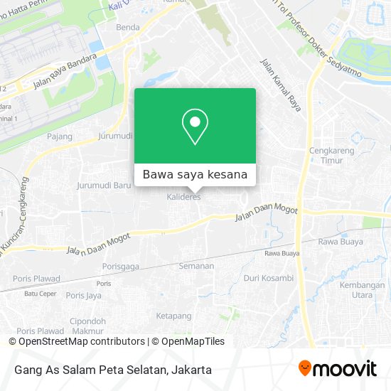 Peta Gang As Salam Peta Selatan