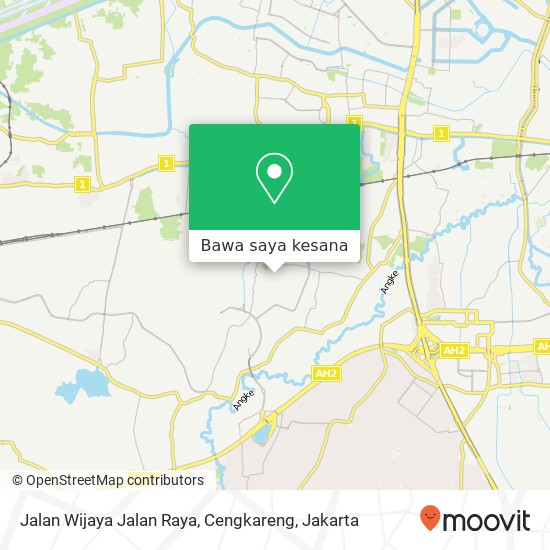 Peta Jalan Wijaya Jalan Raya, Cengkareng