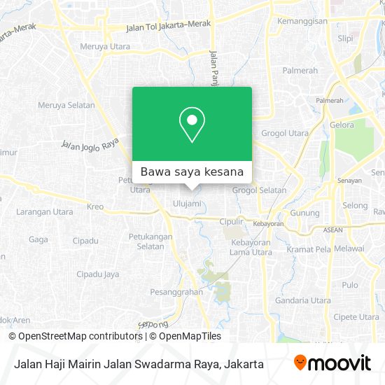 Peta Jalan Haji Mairin Jalan Swadarma Raya