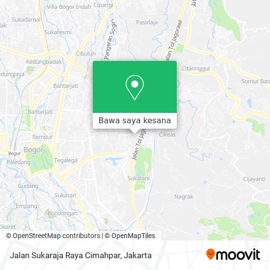 Peta Jalan Sukaraja Raya Cimahpar