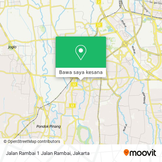 Peta Jalan Rambai 1 Jalan Rambai