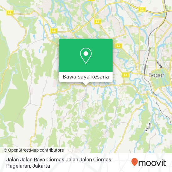 Peta Jalan Jalan Raya Ciomas Jalan Jalan Ciomas Pagelaran