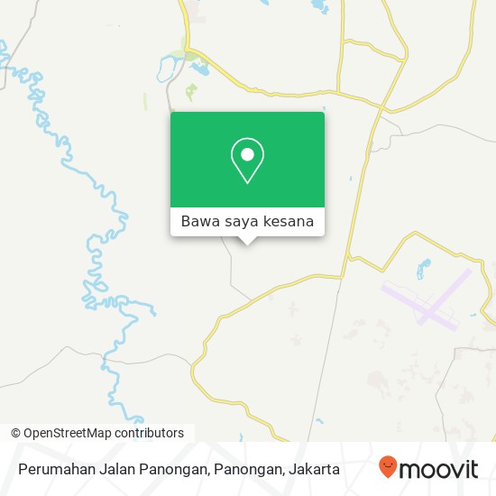 Peta Perumahan Jalan Panongan, Panongan